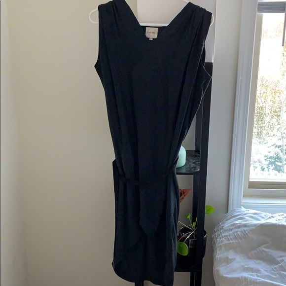 Laurel silk draped dress - Picture 2 of 7